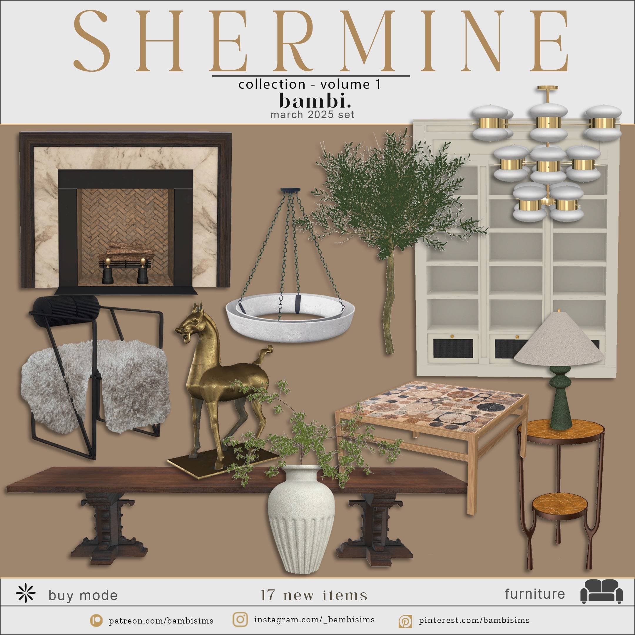 Набор для столовой Shermine collection vol.1